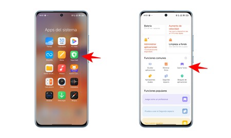 Game Turbo Xiaomi Ruta