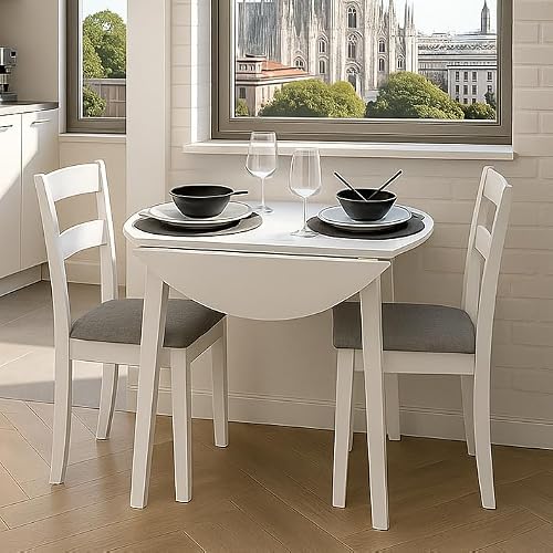 Homely - Conjunto de Comedor Dallas White 