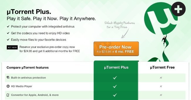 utorrent plus bittorrent p2p