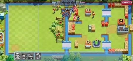 Android での「Rush Wars」は次のようになります。