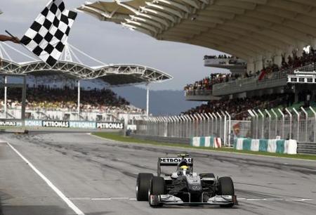 GP de Malasia 2010: Nico Rosberg consigue el primer podio para Mercedes GP