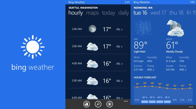 Bing Weather