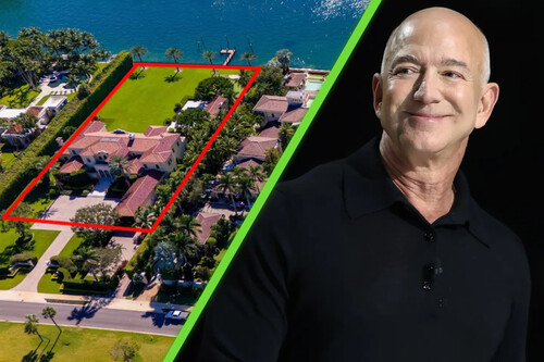 O surpreendente não é que Jeff Bezos tenha vendido sua mansão por 63 milhões de dólares, mas sim que ele tenha se mudado para Miami para uma casa quatro vezes mais cara.