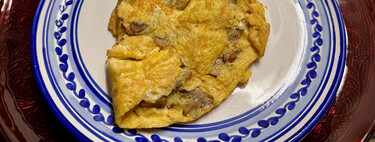 Tortilla de champiñones, receta fácil con setas