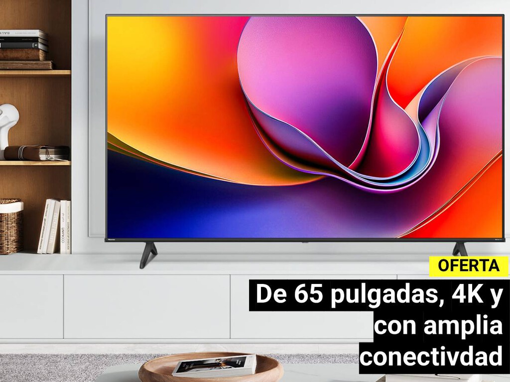 Baja (de nuevo) y alcanza precio mínimo histórico esta tele de 65 pulgadas con la que montar tu cine en casa sin gastar mucho