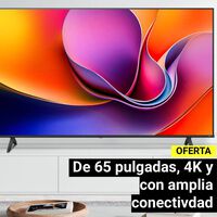 Esta tele de 65 pulgadas ha alcanzado ahora su precio mínimo histórico: ideal para quienes buscan una opción barata de cine en casa