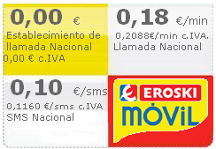 Eroski móvil vuelve a quitar el establecimiento de llamada para siempre