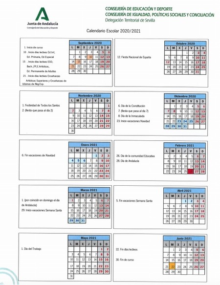 Calendario-escolar-sevilla