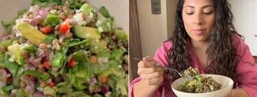La ensalada proteica con quinoa que puedes preparar en minutos para una comida fresca y saciante 