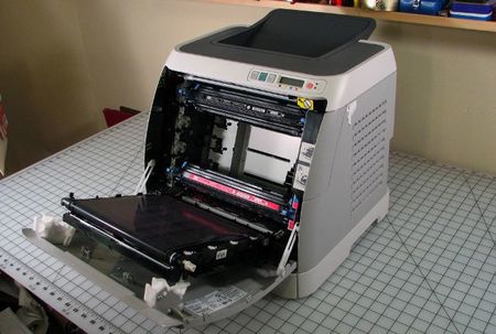 Impresora abierta