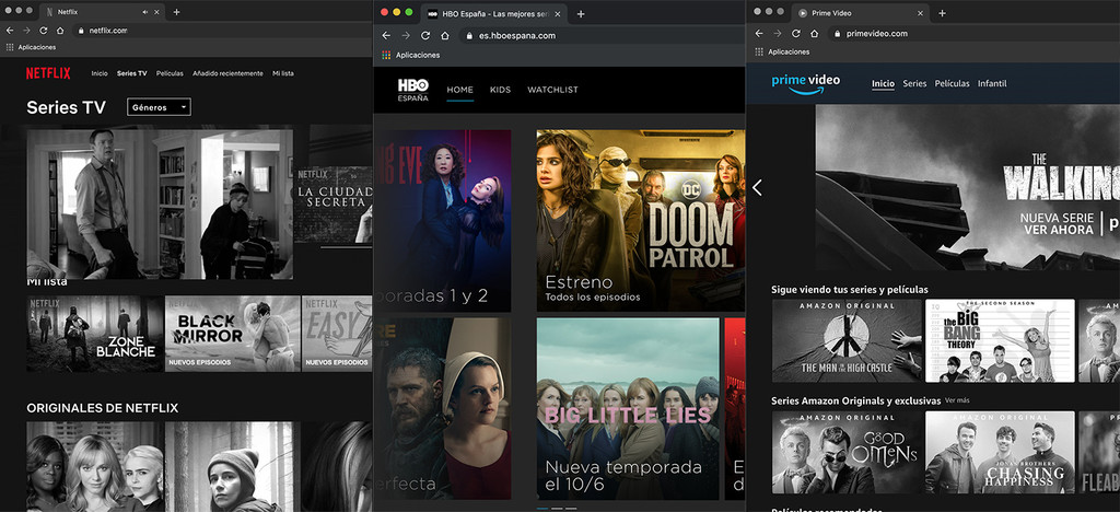 Si accedes a Netflix, HBO o Amazon Prime Video desde tu navegador estas son las importantes diferencias que vas a encontrar