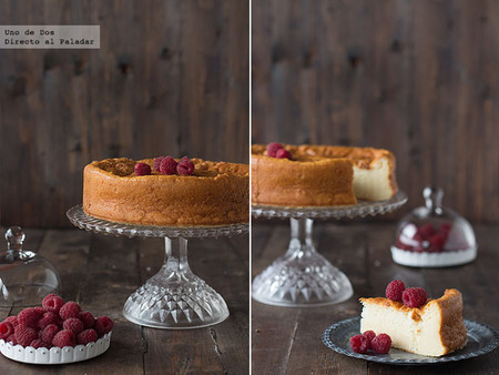 Tarta de queso y yogur griego. Receta