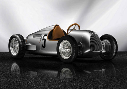 Un Auto Union a pedales
