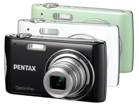 Pentax presenta nuevas compactas: Optio P80, E80 y Ws80