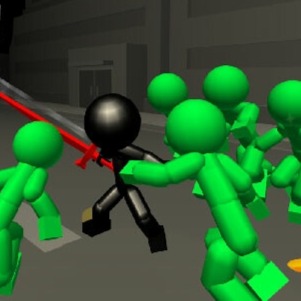 Stickman Killing Zombie
