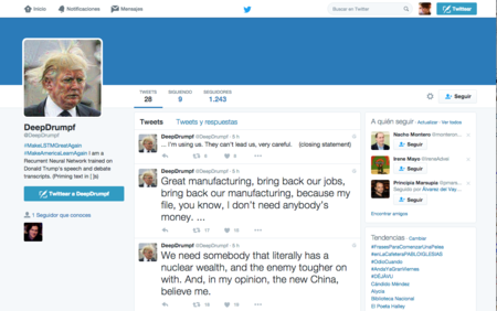 El MIT crea un bot de Twitter capaz de recoger todas las locuras de Trump. Y no es el más curioso de todos