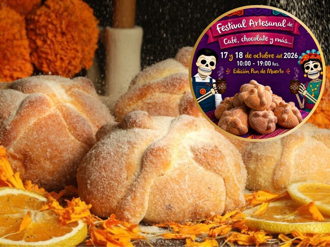 Lánzate al Festival Artesanal de Café, Chocolate y Más edición Pan de Muerto con cemitas, tamales y varias actividades