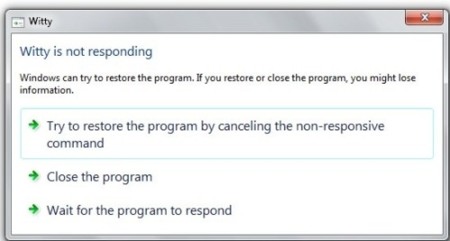 Windows 7 restaurará las aplicaciones que no respondan sin necesidad de reiniciarlas