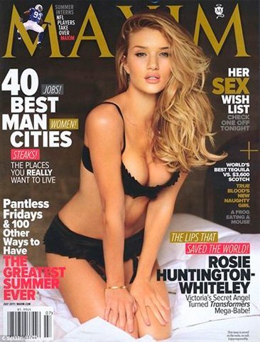 ¿Queda claro por qué Rosie Huntington-Whiteley es la más sexy?