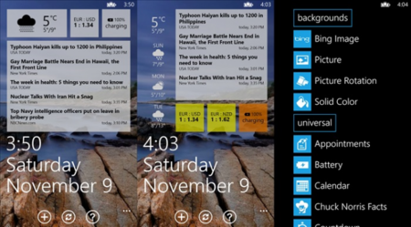 Lockmix, personaliza la pantalla de bloqueo de Windows Phone a tu gusto