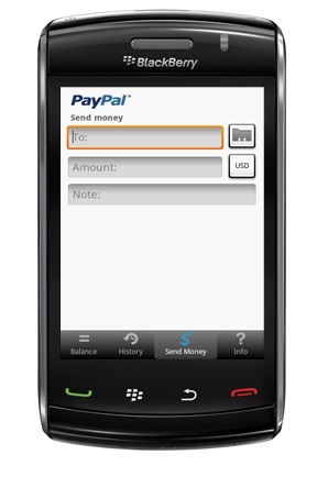 PayPal lanzará una aplicación para BlackBerry