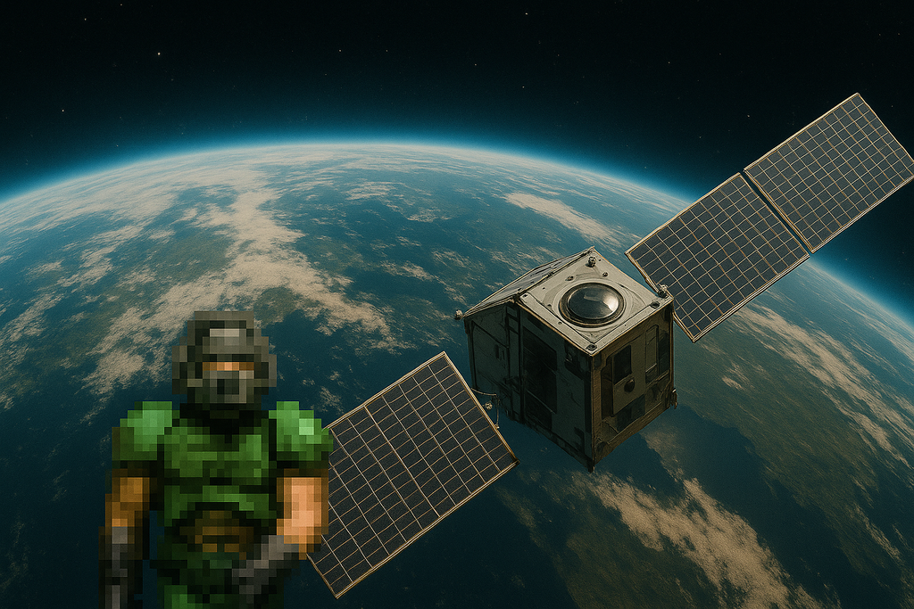 A Doom no le bastaba con ejecutarse en cualquier PC de la Tierra: así lo instalaron en su primer satélite espacial 