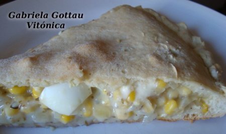 Empanada de maíz. Receta saludable