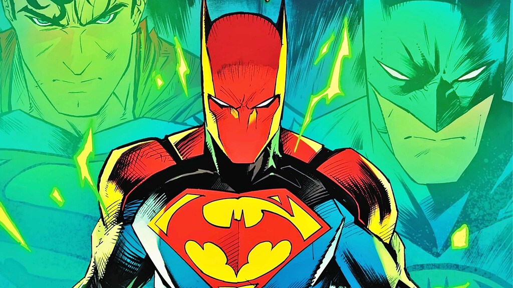 Superman y Batman se fusionaron a lo Dragon Ball Z. Literalmente. Y el resultado es apoteósico