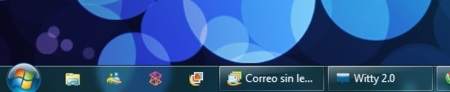 barra de tareas normal en Windows 7