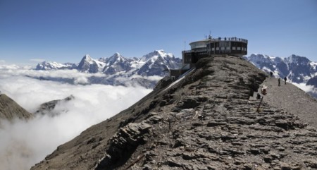 Schilthorn With Bernese Alps 2012 August