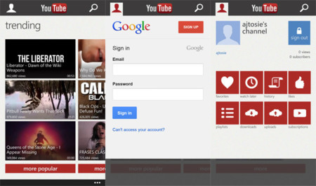 Microsoft y Google, trabajando juntos en la app de YouTube para Windows Phone