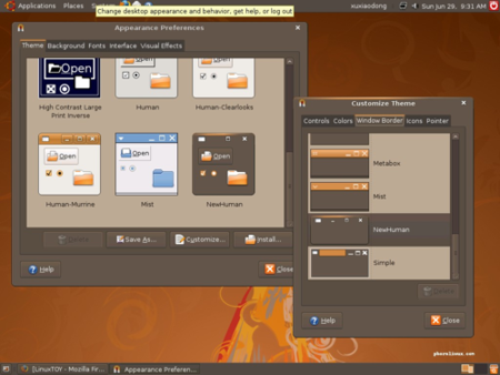 La primera Alpha de Ubuntu 8.10 viene con un nuevo tema oscuro