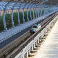 China acaba de llevar un tren que levita a velocidades de avión: 800 km/h en 5,3 segundos