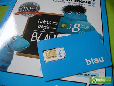 Blau, el 'alter ego' de Simyo con llamadas a 8 céntimos