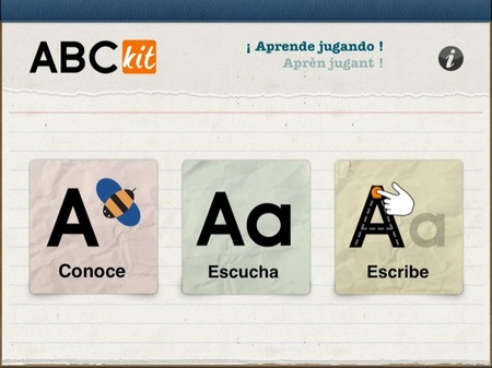 La aplicación ABCKit para que los más pequeños aprendan el alfabeto en el iPad