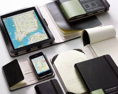 Smartphone Cover y Tablet Cover de Moleskine, fundas para iPhone y iPad con libreta de notas incluida