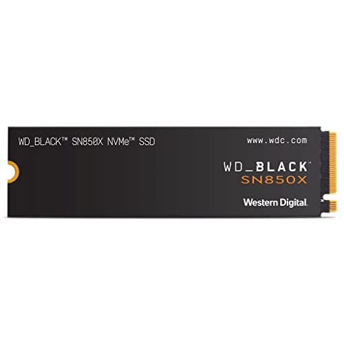 WD_BLACK SN850X 4TB, M.2 2280 Game Drive PCIe Gen4 NVMe hasta 7300 MB/s