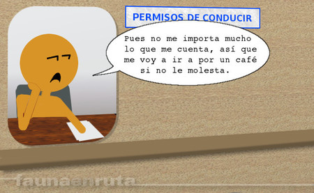 fauna en ruta - permiso de conducir - burocracia