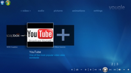 Yougle, accede a YouTube y Flickr desde el Windows Media Center