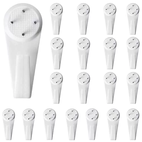 Colgar cuadros sin hacer agujeros - Pack de 20 ganchos