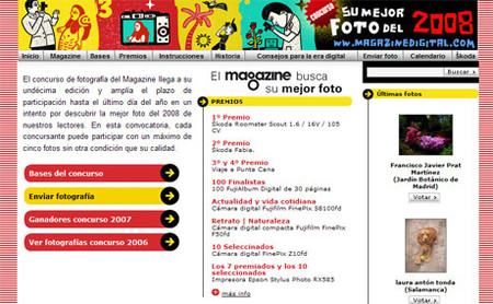 Concurso suplemento Magazine 2008
