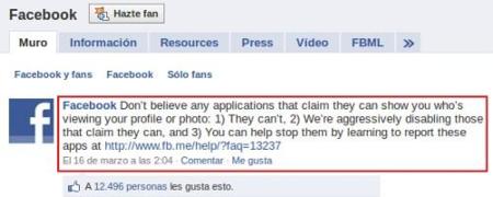 La imagen de la semana: No es posible saber quién visitó tu perfil de Facebook