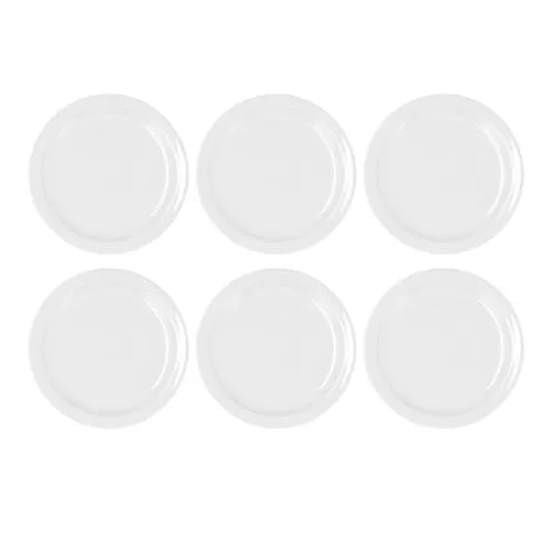 Bidasoa Set de 6 platos pan Glacial Ala Estrch de porcelana 16 cm