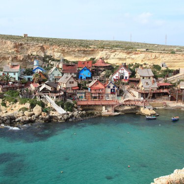 La isla de Malta tiene su propio parque temático de Hollywood. Es el decorado abandonado de una película de Popeye