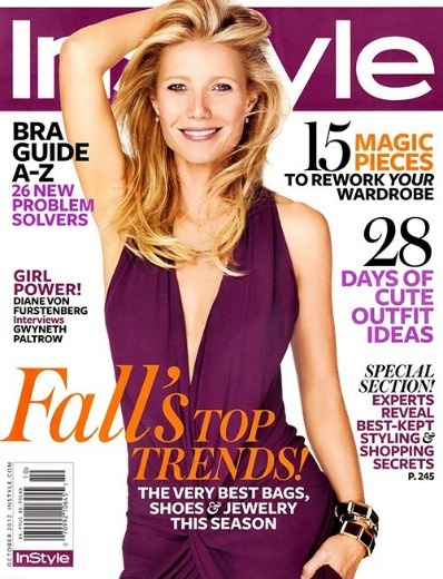 Gwyneth Paltrow, ideal como siempre a juego con la cabecera