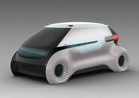 Hyundai Mobis presenta un "iluminador" coche autónomo, pensando en la seguridad de los peatones