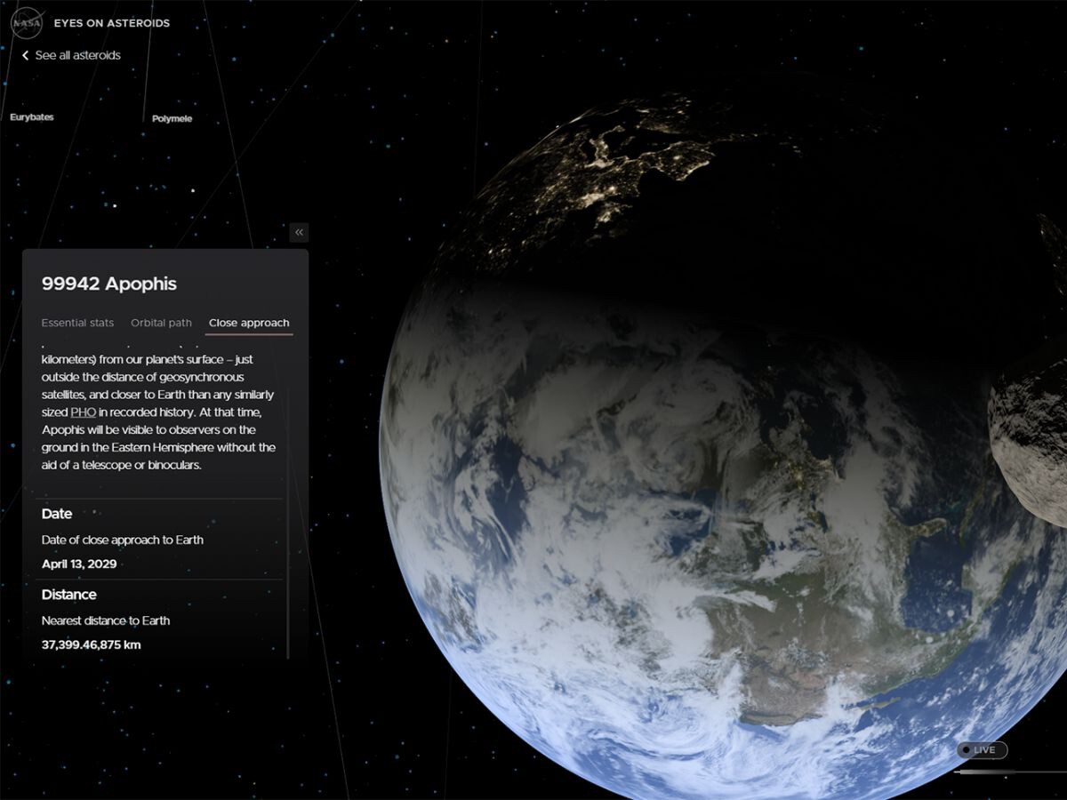 Eyes on Asteroids: la plataforma de la NASA para explorar asteroides y ...