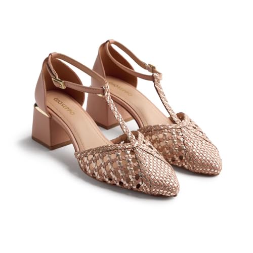 Sandalias de tacón de mujer de piel trenzada a mano con punta afilada
Gioseppo Boyne