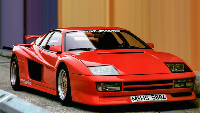 Koenig Specials Ferrari Testarossa Competition 1.000 CV: todos los
