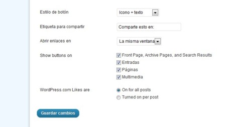 WordPress.com extiende su "Me gusta" a más lugares dentro de su servicio
